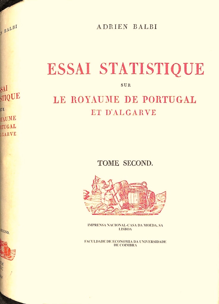 Essai statistique sur le royaume de Portugal et d'Algarve capa volume dois