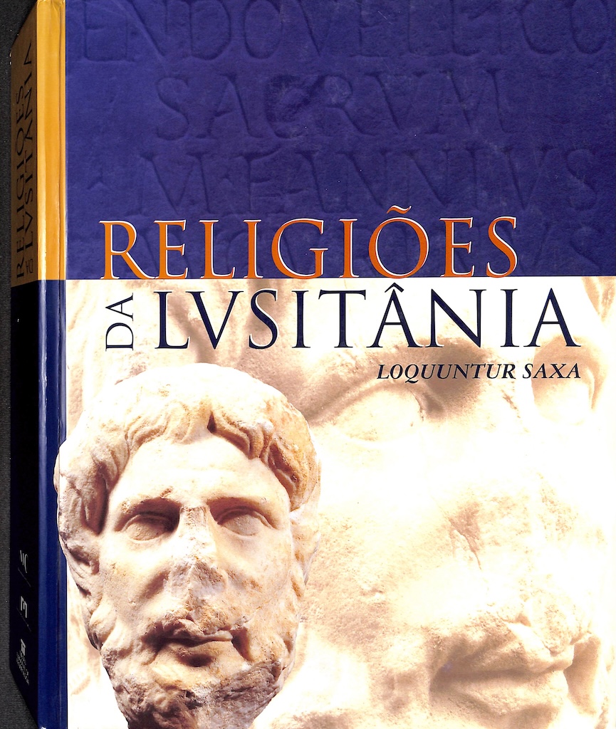 Capa de livro com cabeça divindade lusitana do período romano
