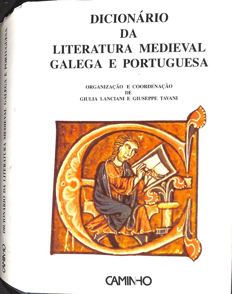 capa de livro com imagem de monge copista BN Alcobaciana