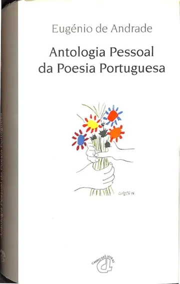 Capa do livro Antologia pessoal da poesia portuguesa de Eugénio de Andrade