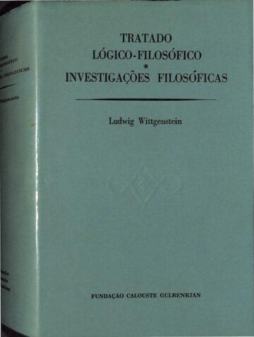 Capa do livro Tratado Lógico-filosófico de Wittgenstein