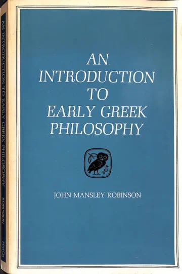 An Introduction to Early Greek Philosophy