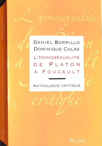 Capa do livro L'Homosexualité de Platon à Foucault - ensaio e filosofia