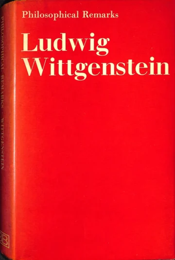 Capa livro Philosophical remarks, Wittgenstein