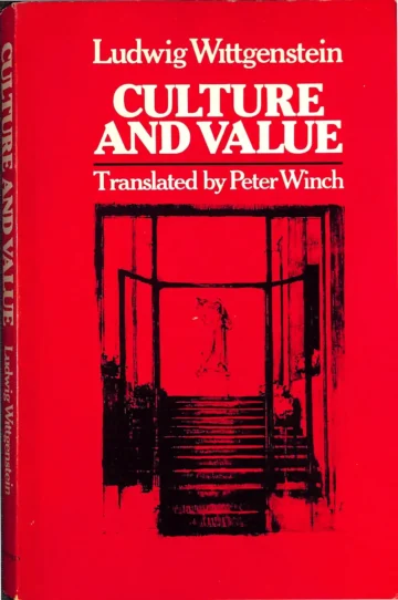 Capa do livro Wittgenstein culture and value