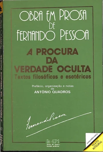 Fernando Pessoa, Textos Filosóficos e Esotéricos