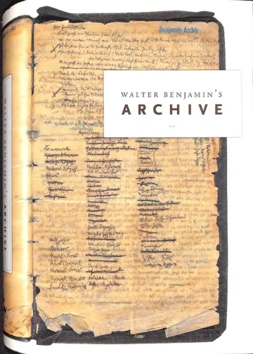 Walter Benjamin's Archive