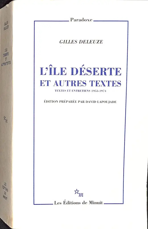 L'Île Déserte et Autres Textes