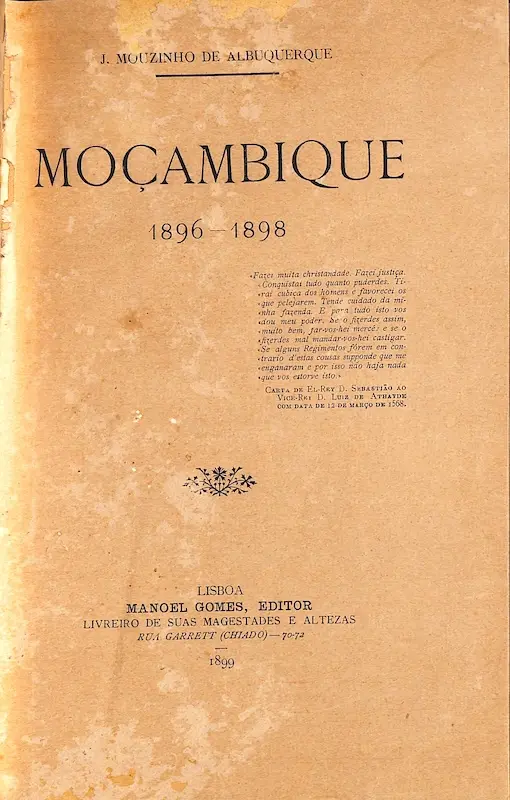 Moçambique 1896-1898